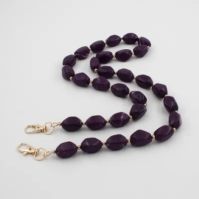 Fashion Creative Acrylic Beaded Shoulder Strap Bag Accessories