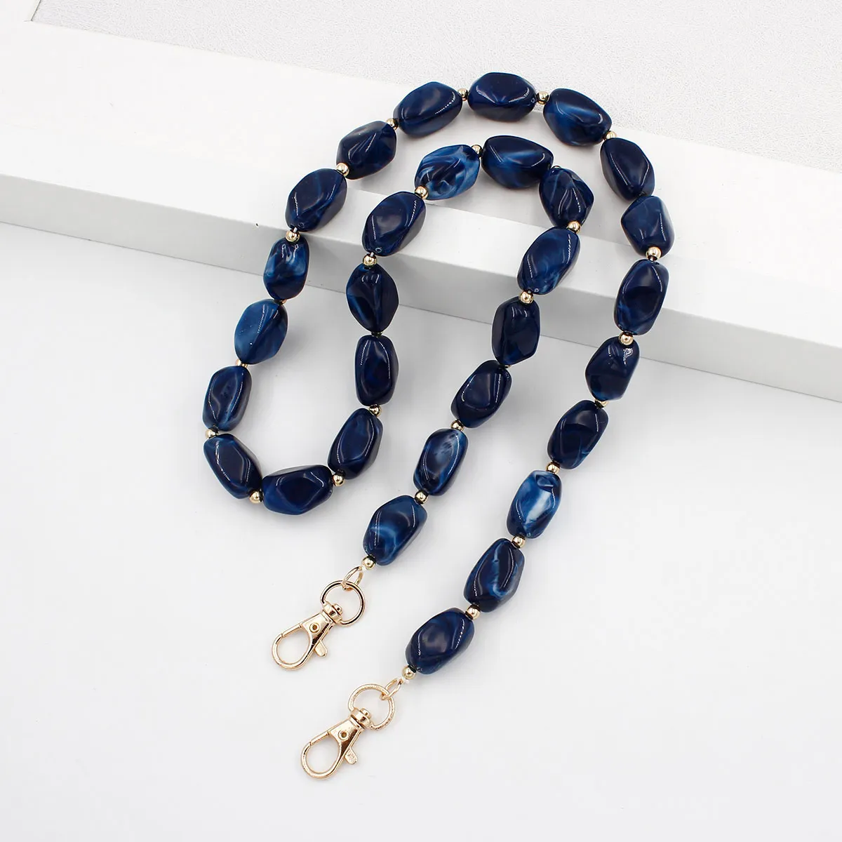 Fashion Creative Acrylic Beaded Shoulder Strap Bag Accessories