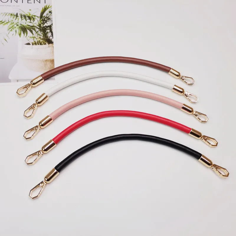 Fashion Solid Color PU Shoulder Strap Bag Accessories
