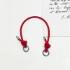 Red Silver Ring Buckle