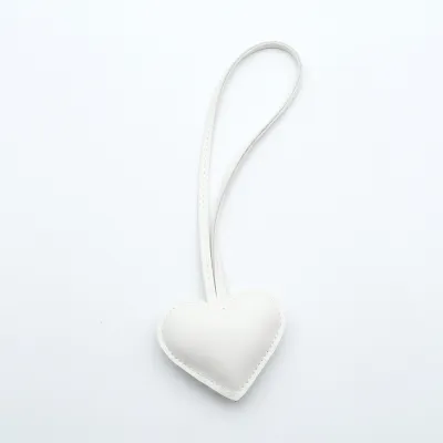 Creative PU Heart-Shaped Bag Pendant Accessories