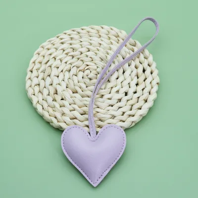 Creative PU Heart-Shaped Bag Pendant Accessories