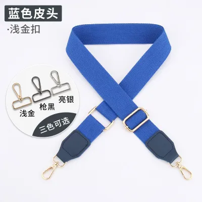 Simple Solid Color Wide Shoulder Strap Bag Accessories