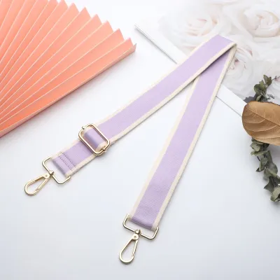 Simple Color Contrast Wide Shoulder Strap Bag Accessories