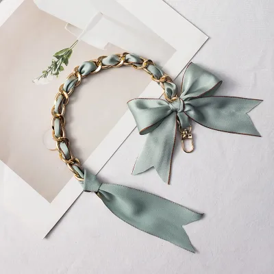 Fashion Ribbon Bow Chain Bag Accessories