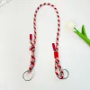 Red-Black Stripe Double Ring Shoulder Strap