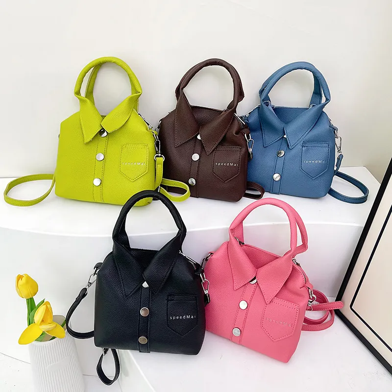 Personalized Design Creative Handbag Underarm PU Urban Simplicity Bucket Shoulder Bag