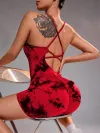 Tie-Dye Black Red