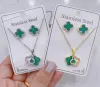 Four-Leaf Clover Green