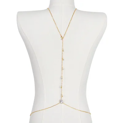 Bride Fashion Sexy Back Chain Body Chain