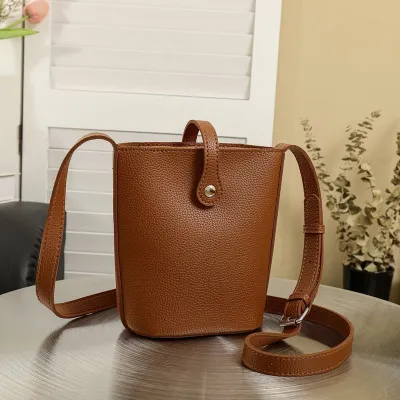Women Soft Leather Crossbody Mobile Phone Bag