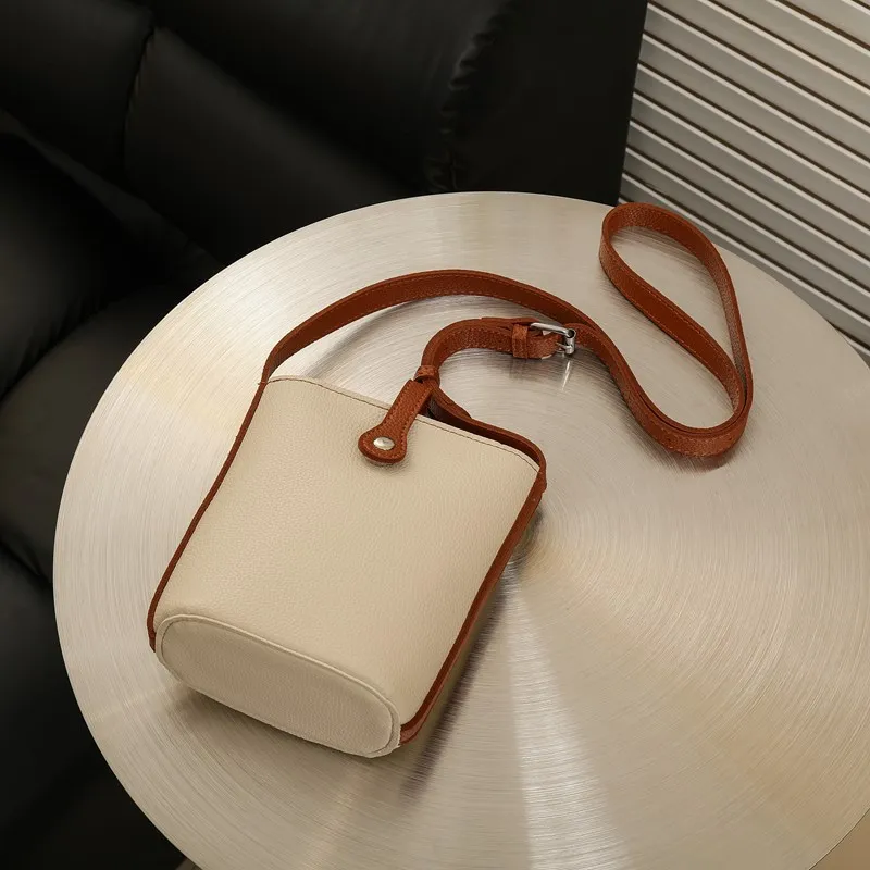 Women Soft Leather Crossbody Mobile Phone Bag