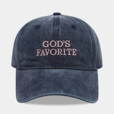 Women Fashion Casual Embroidered Letter Breathable Cotton Cap