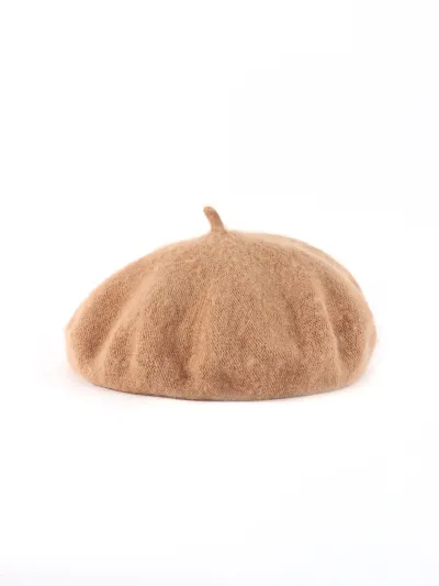 Women Fashion Elegant Solid Color Wool Beret Cap