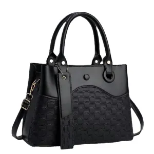 Women Casual Solid Color Shoulder Handbag Bag