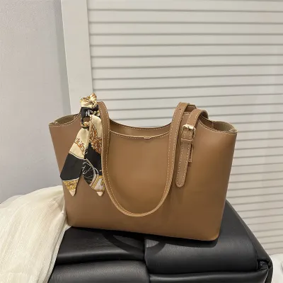 Fashion Large Capacity Casual PU Tote Bag Shoulder Bags