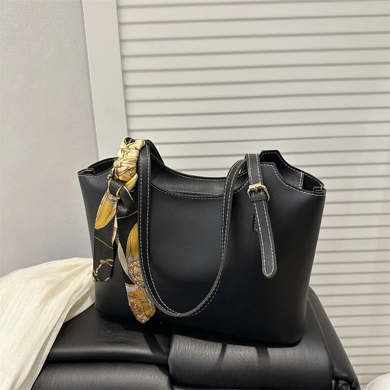 Fashion Large Capacity Casual PU Tote Bag Shoulder Bags