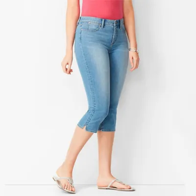 Women Casual Solid Color Slim-Fit Straight Leg Jeans