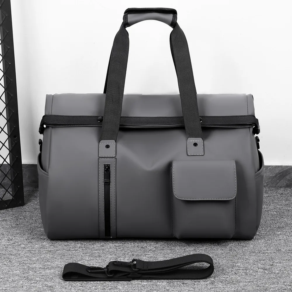 Fashion Travel Men Simple Portable Luggage Large Capacity Duffle Bag