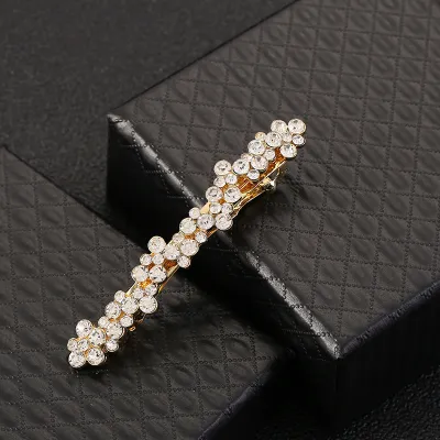 Women's Fashion Pearl Rhinestone Alloy Hair Clip