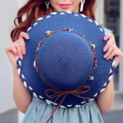 Beach Holiday Straw Sun Hat Dome Fashion Commuter