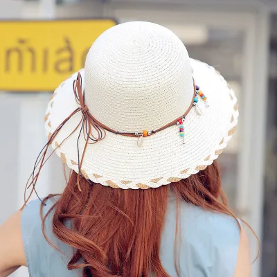 Beach Holiday Straw Sun Hat Dome Fashion Commuter