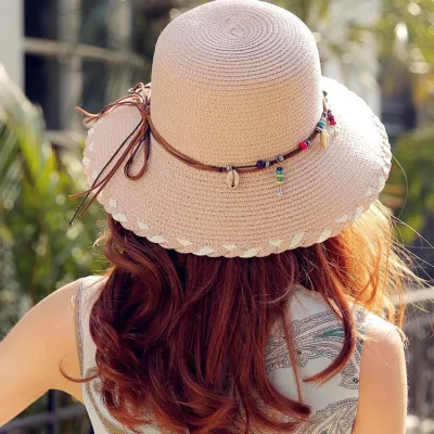 Beach Holiday Straw Sun Hat Dome Fashion Commuter