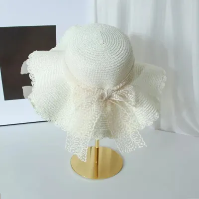 Straw Sun Hat Beach Holiday Dome Top