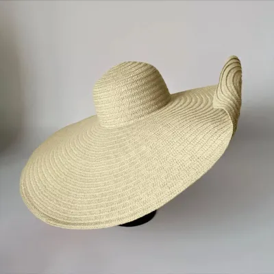 Beach Holiday Straw Collapsible Dome Sun Hat