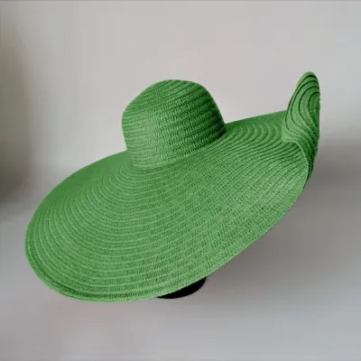 Beach Holiday Straw Collapsible Dome Sun Hat