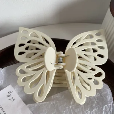 Women Fashion Oversized Double Layer Hollow Butterfly Hair Clip
