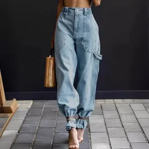 Distinctive Street Women Fashion Jeans Overalls
