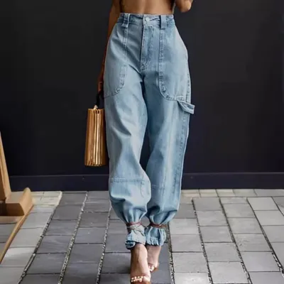 Distinctive Street Women Fashion Jeans Overalls