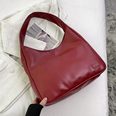 Autumn Women Large Capacity PU Messenger Shoulder Bag