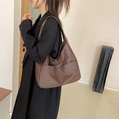 Autumn Women Large Capacity PU Messenger Shoulder Bag