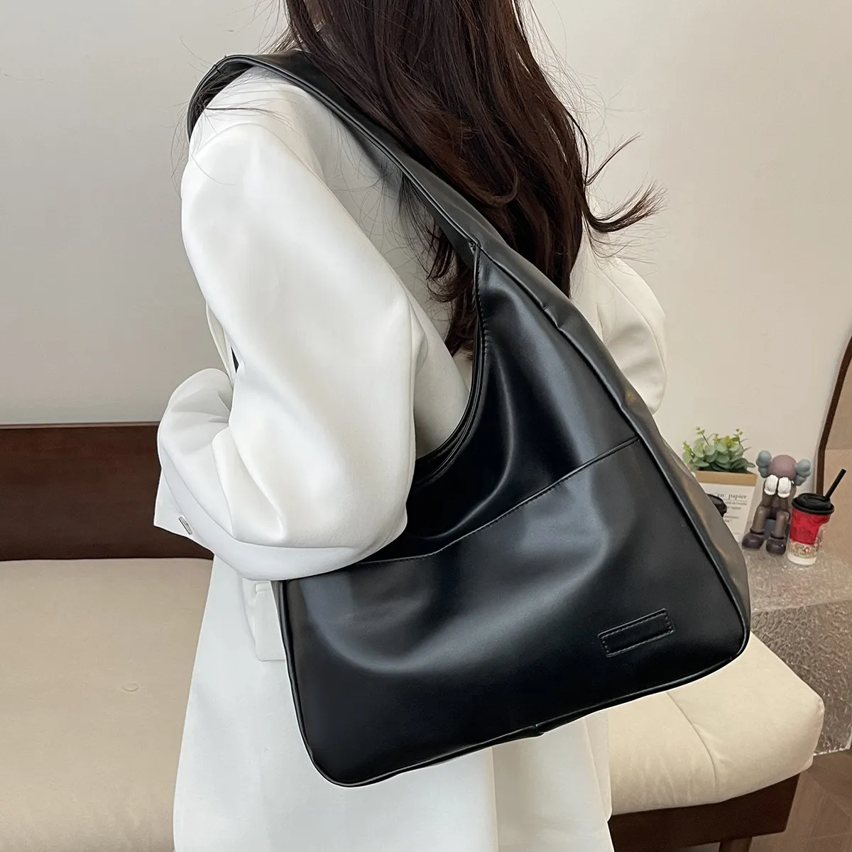 Autumn Women Large Capacity PU Messenger Shoulder Bag