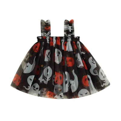 Summer Girls Embroidered Mesh Princess Tutu Dress