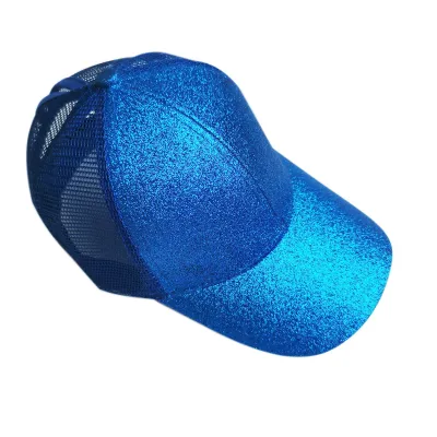 Children's Fashion Sequined Cap with Grit Material - Dome Top