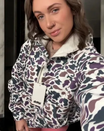 Autumn Western Animal Print Hooded Pullover Sweatshirt