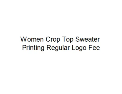 Women Crop Top Sweater Logo I ♥ MIAMI And MIAMI FLORIDA Printing Regular Logo Fee