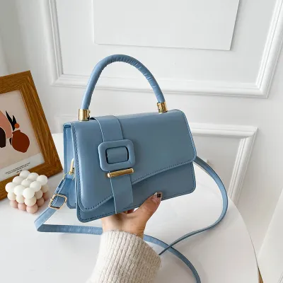 Women Summer Candy Color Flap Square Bag