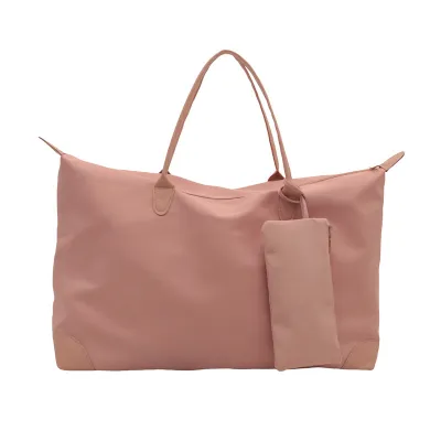 Urban Simplicity Commuter Tote Bag Women Portable Travel Dumpling Large Capacity Duffle Handbag