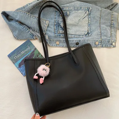 Vintage Autumn Street Trend PU Shoulder Bag Tote