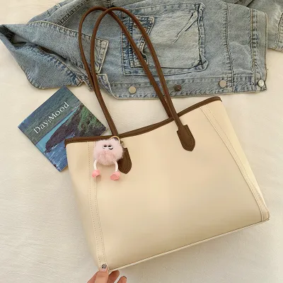 Vintage Autumn Street Trend PU Shoulder Bag Tote