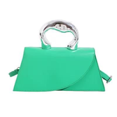 Women Fashion Simple Retro PU Leather Crossbody Handbag Small Square Bag