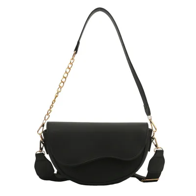 Retro Women Saddle Crossbody PU Bag