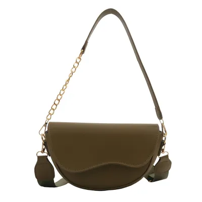 Retro Women Saddle Crossbody PU Bag