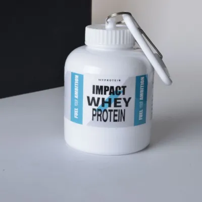 PP Portable Protein Powder Box for Home Fitness Travel Storage