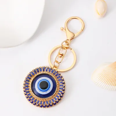 Fashion Evil Eye Keychain Bag Pendant Zinc Alloy