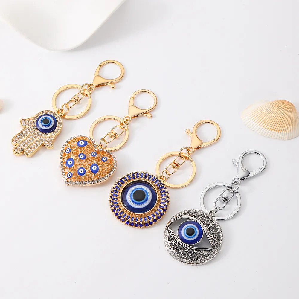 Fashion Evil Eye Keychain Bag Pendant Zinc Alloy
